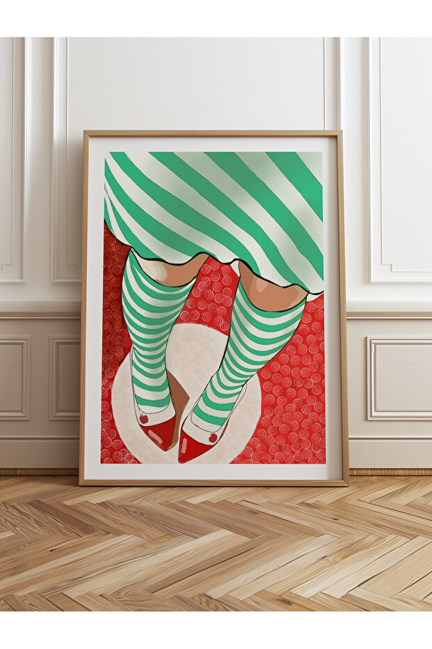 Single Wooden Framed Painting One Piece Poster Painting Tk/852