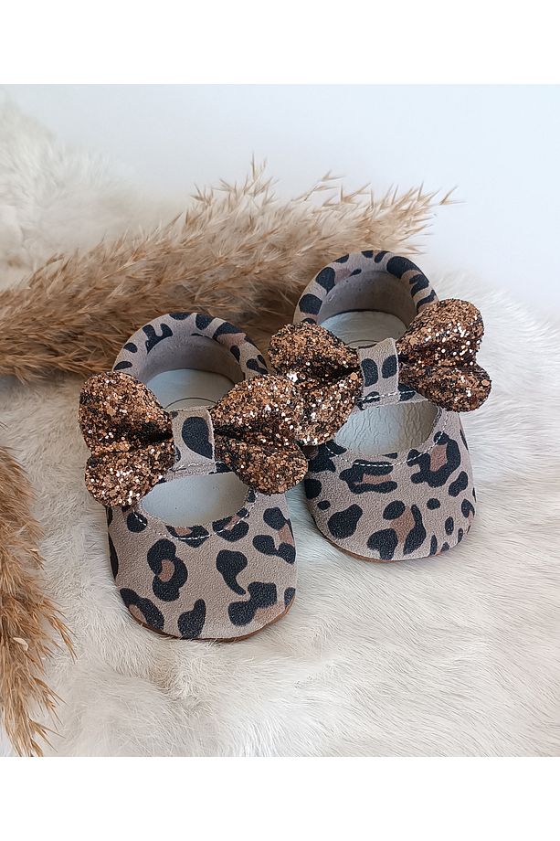 Alice Taşlı Leopar Hakiki Deri Mokasen - 4