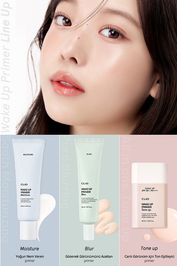 Uzun Süre Nemlendirme Sağlayan Makyaj Bazı Clio Wake Up Primer Moisture - 6