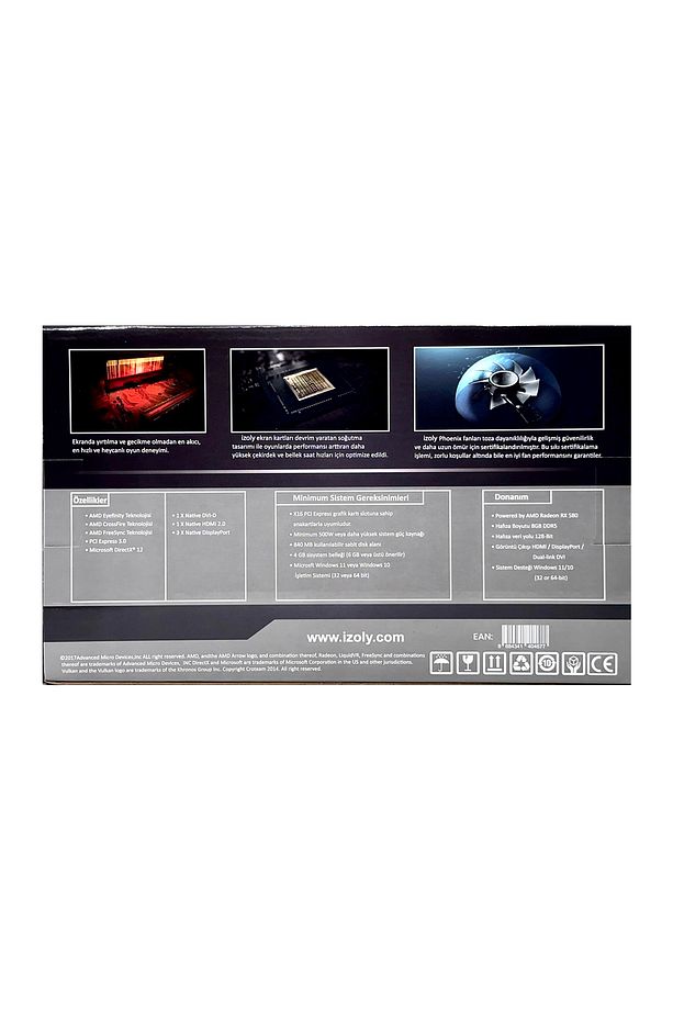 Rx580 8gb 256bit Gddr5 Ekran Kartı Uyumlu - 8