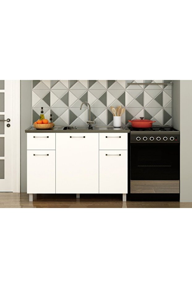 PANOVİT 120 CM EVYELİ MİNİ MUTFAK ALT - 1