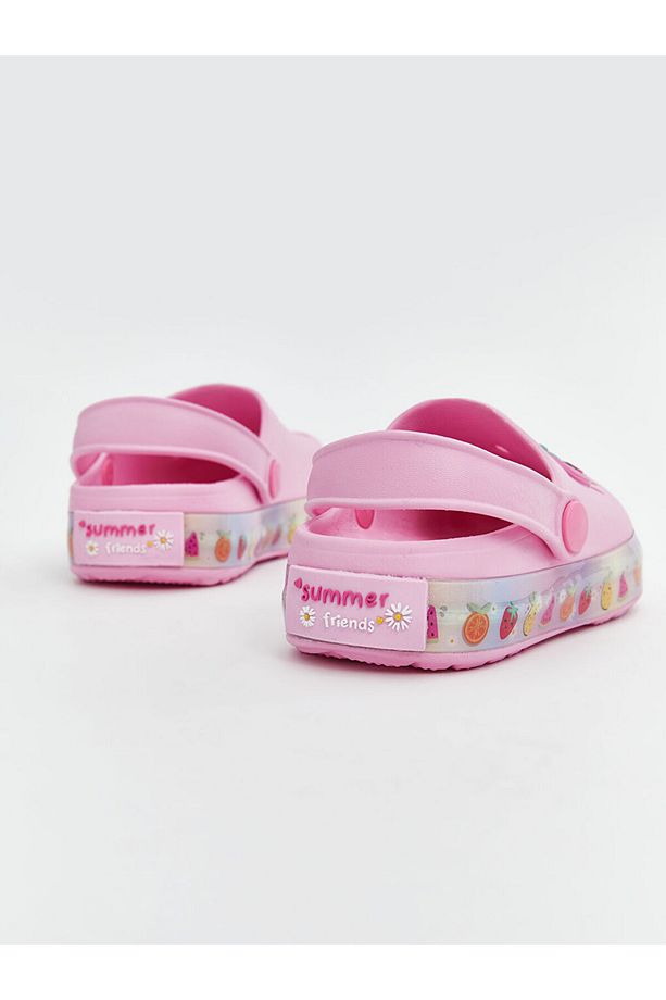 LCW STEPS Pembe Tabanı Işıklı Kız Çocuk Plaj Sandaleti - 6