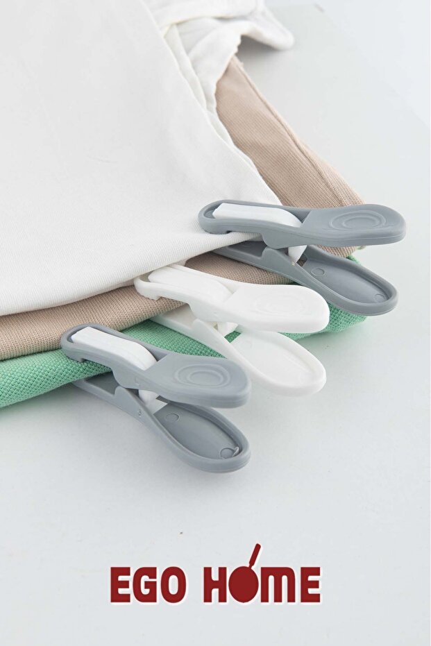 24Pcs Springless Clothespin Modern Non-Marking Unbreakable Non-Spring Clothesline Clothespin Super Strong Non-Marking - 4