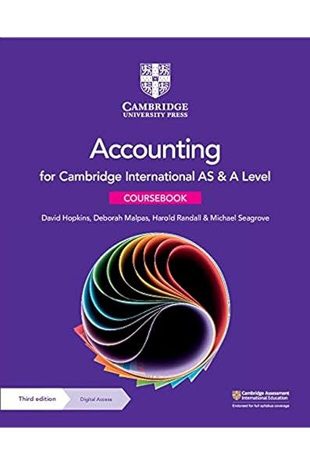 Cambridge International As & A Level Accounting Coursebook With Digital Access 2 Years