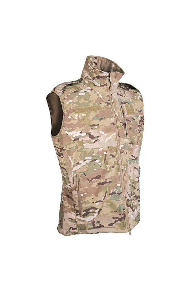 Softshell Multi-camo Vest - 1