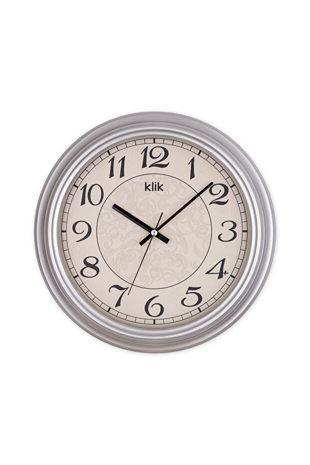 ساعة حائط ألفا سيلفر كلاسيك - 1