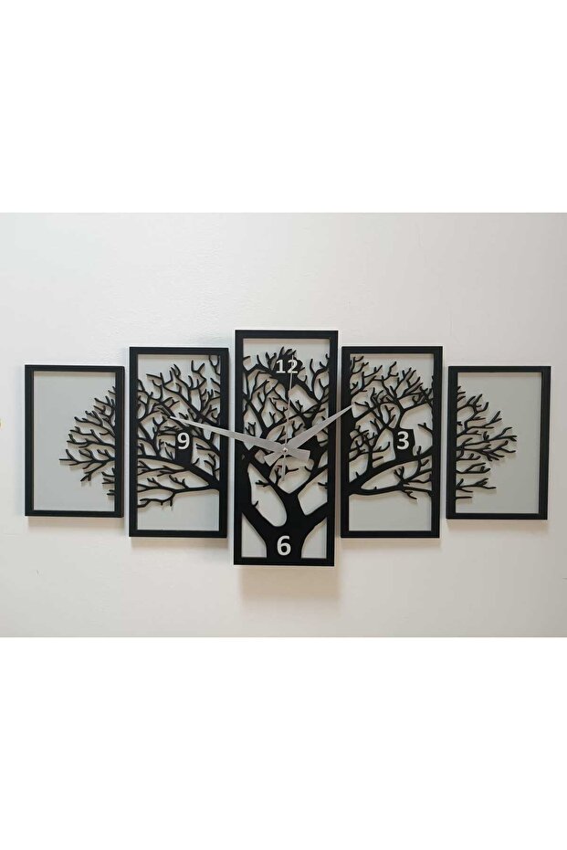 Ağaç Tablolu Ahşap Duvar Saati - 1