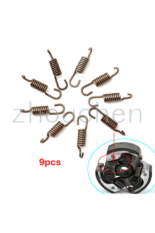 9 Pieces 2-Stroke Motorcycle Clutch Spring For 49cc Mini Pocket Bike