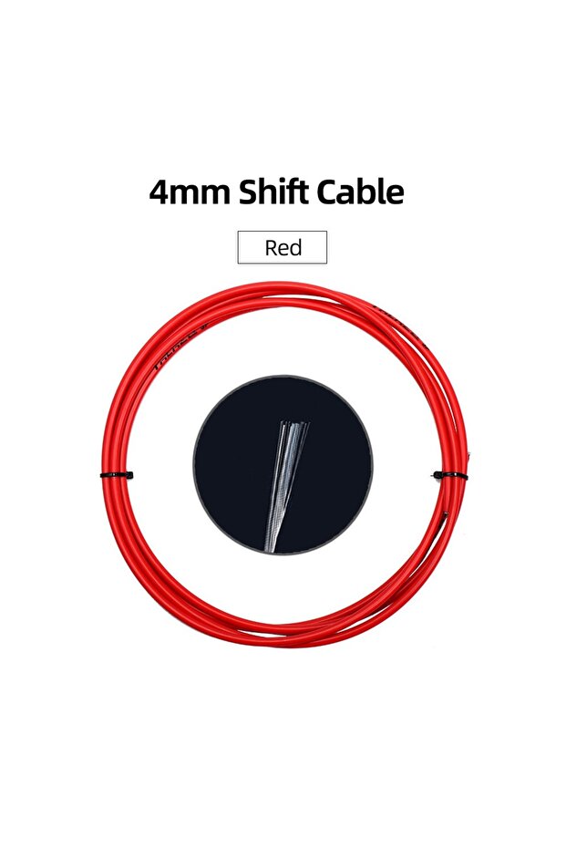 Shift Cable-Red 3m Bicycle Shift Brake Cable Tube Road Mountain Bike Shift Housing Bicycle Shifter D