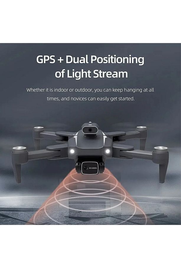 Airel Drone Model  968S HD Dual Kamera Katlanabilir Çantalı Drone Seti Siyah - 2