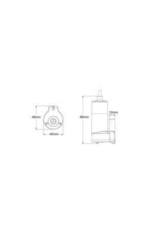 Sr09514 Sintine Dalgıç Tip Pompa 6 Mt Yükseklik 12 Volt 12 Lt/dk - 3
