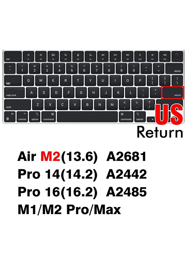 US Air 13 Pro 14 16 Keyboard Cover For Macbook Air 13 M2 Pro 13 M1 Pro 14 16 Max Silicone Protector