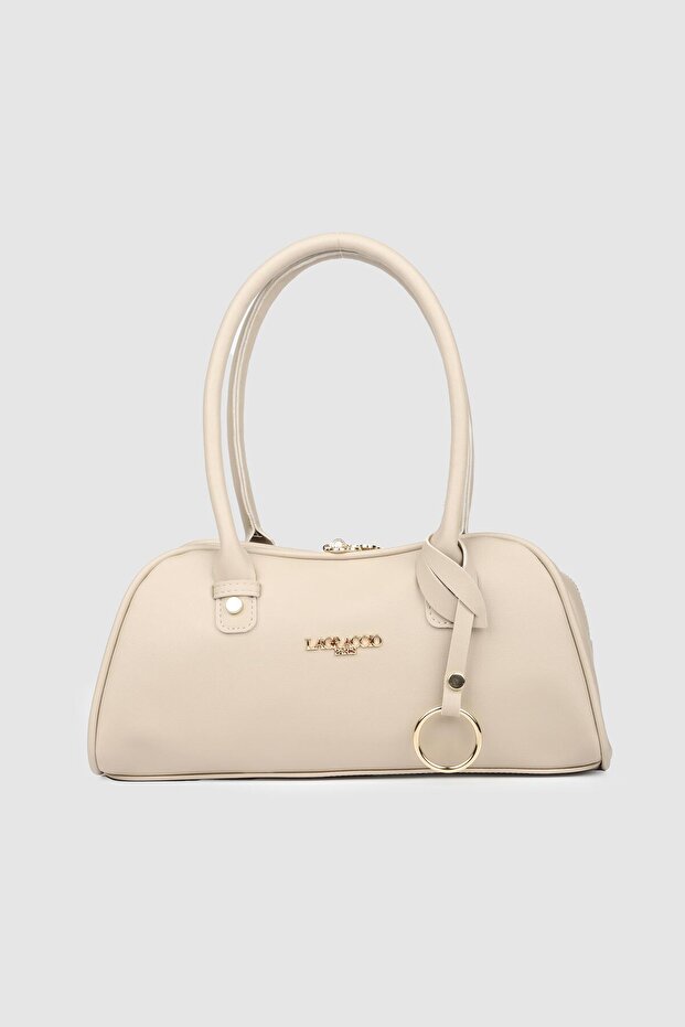 La'Graccio Paris Women's Pace Soft Leather Baguette Bag Mink