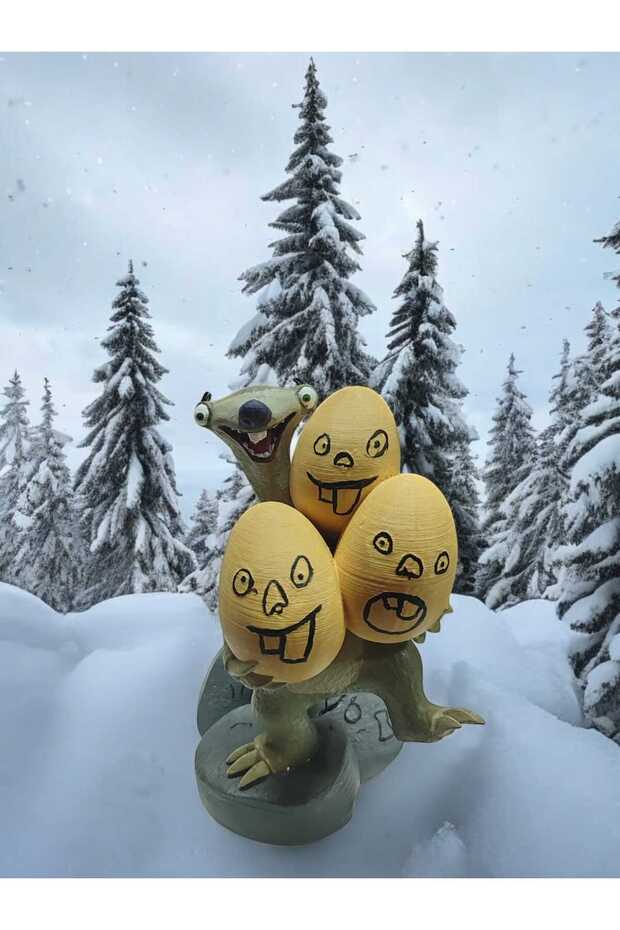 BUZ DEVRİ SİD BUNLAR BENİM YAVRULARIM 19 CM DEKOR FİGÜR OYUNCAK - 2