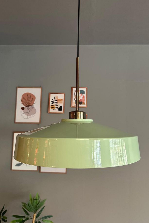 Açe Tekli İnce Eskitme Başlık Avize Retro Sarkıt Ofis Showroom Salon Mutfak Avizeleri - 3