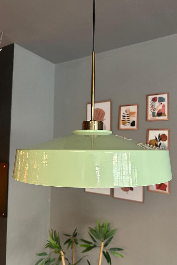 Açe Tekli İnce Eskitme Başlık Avize Retro Sarkıt Ofis Showroom Salon Mutfak Avizeleri - 5