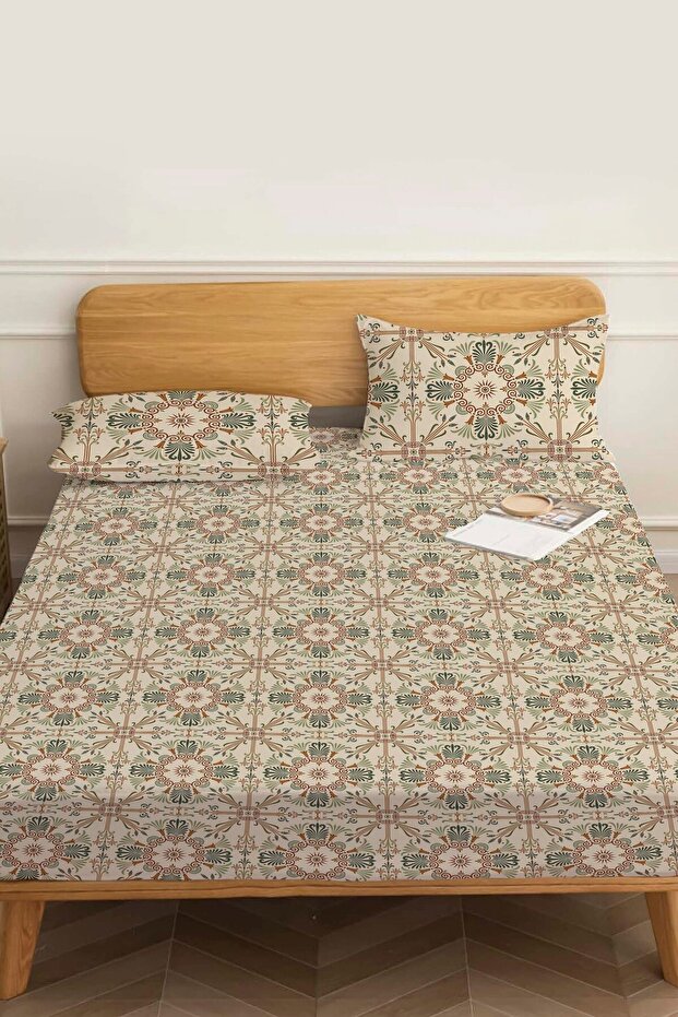Double Bed Sheet Ethnic Palace Cotton
