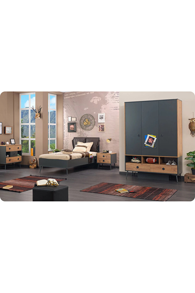 Nirvana 3 Kapaklı Dolap - 4