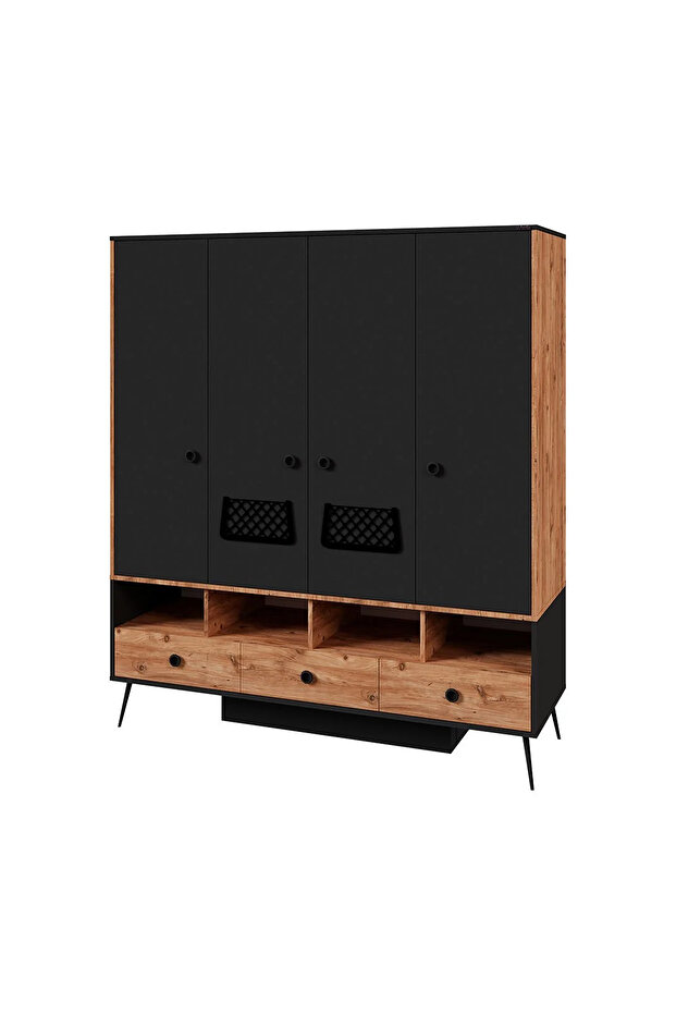 Nirvana 4 Kapaklı Dolap - 1