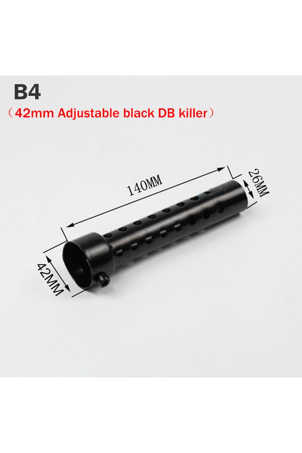 B4 دراجة نارية عالمية 35 مم 42 مم 45 مم 48 مم 60 مم DB Killer عادم علبة كاتم صوت إدراج حاجز DB Kill