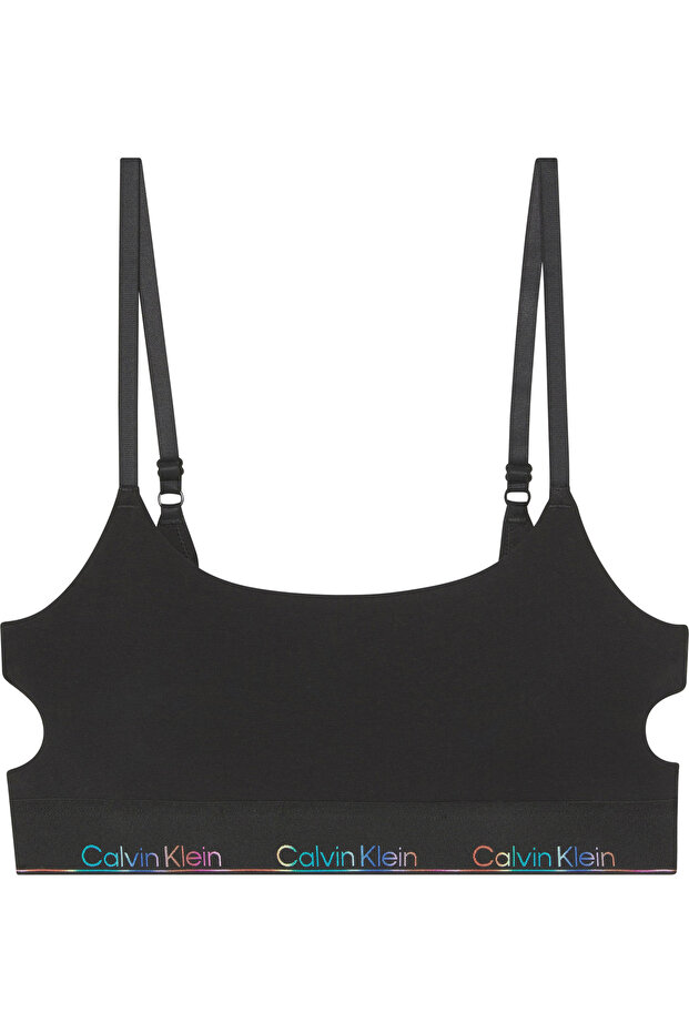Women's Black Unlined Bralette Lv00Qf8254
