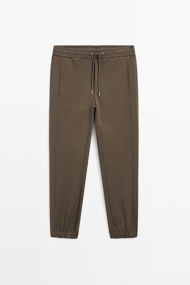 Pamuk karışımı jogger pantolon - 6