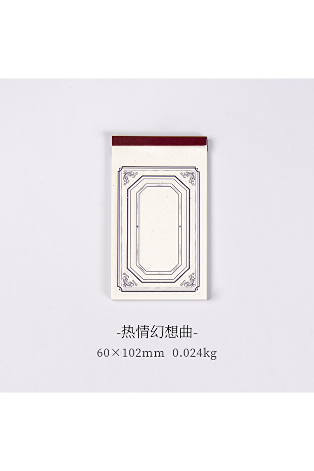 d Yoofun 30sheets/book Retro Material paper Note Series Tickets Memo Paper Notes Memo Pad Diary Sta. - 1