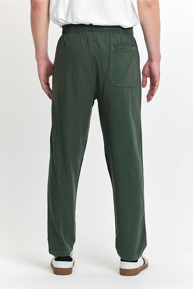 Erkek Haki Renk Regular Fit Basic Pantolon - 5