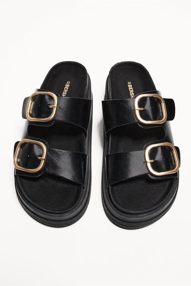 Tokalı platform sandalet - 6