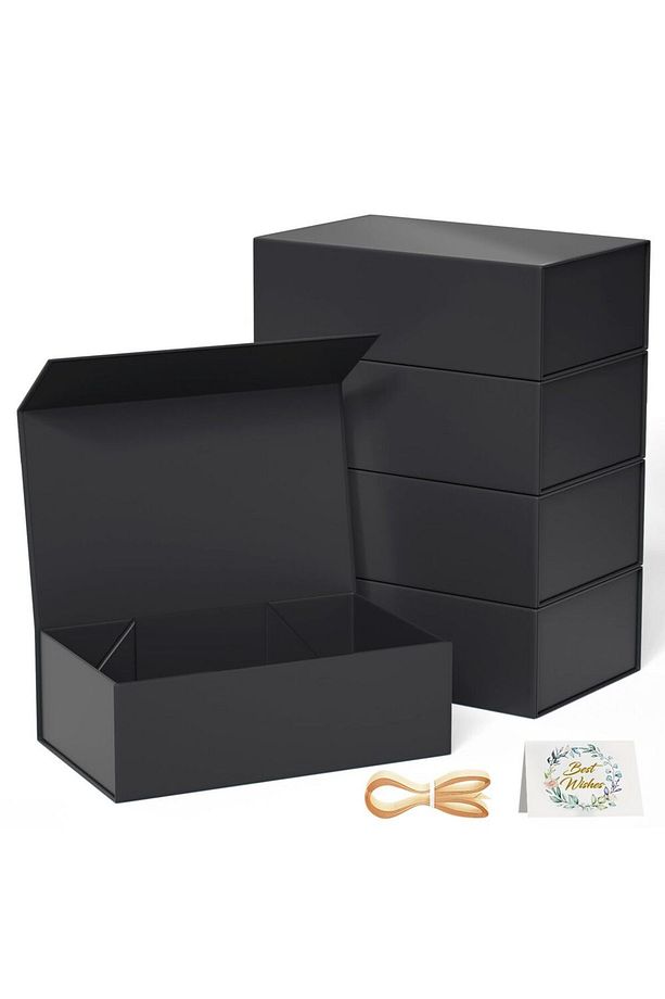Hediye Kutusu Mıknatıslı Mukavva Kutu 30x21x10 Mıknatıslı Kutu - 2