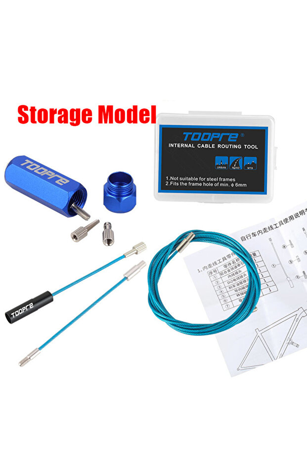 Storage Model Bike Internal Cable Routing Kit Tool Quick Traction Guide Magnet for Bicycle Frames Sh