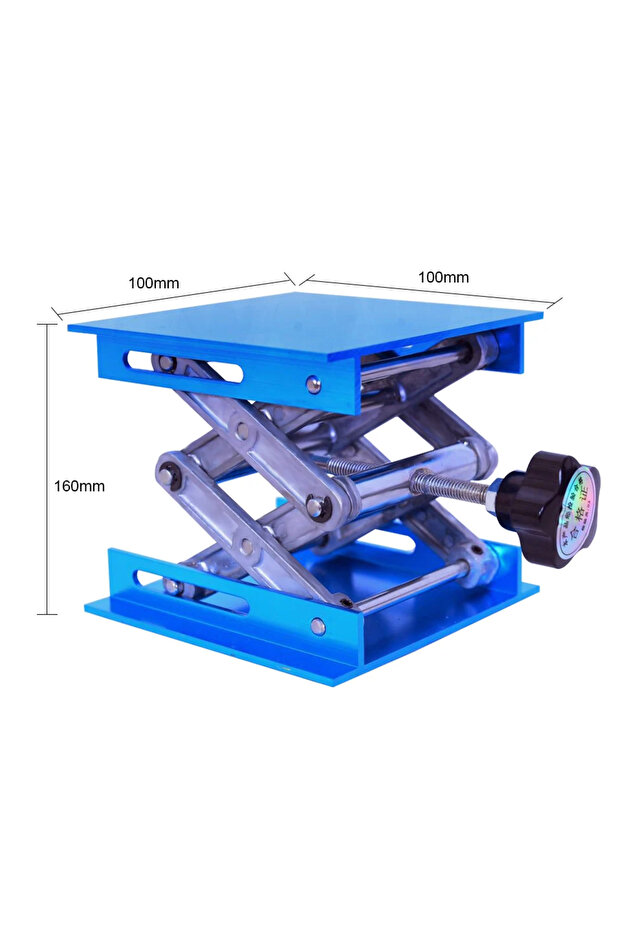 Aluminum Alloy Lift Table 4'x4' Lab Plate Jack Scissor Stand Platform Router Workbench Table Woodwor