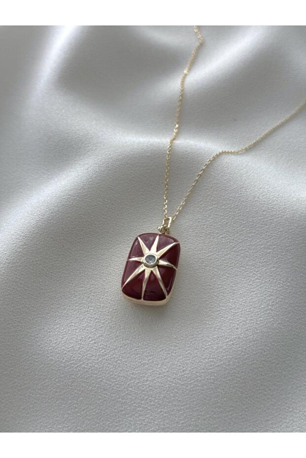 Polar Star Necklace with Burgundy Cover-Vip