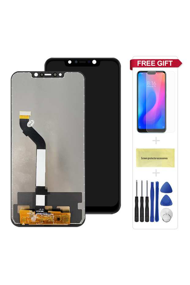 شاشة LCD أصلية بدون إطار مقاس 6.18 بوصة لهاتف Poco F1، شاشة لمس رقمية.