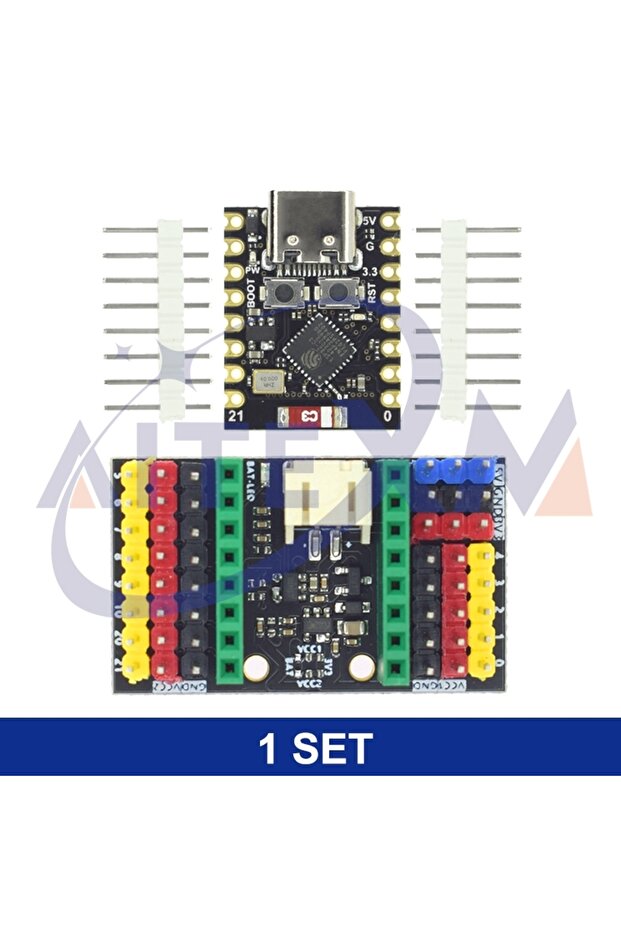 1 مجموعة من لوحات تطوير ESP32-C3 MINI ولوحة تطوير ESP32 SuperMini ولوحة تطوير ESP32-C3 W - 1