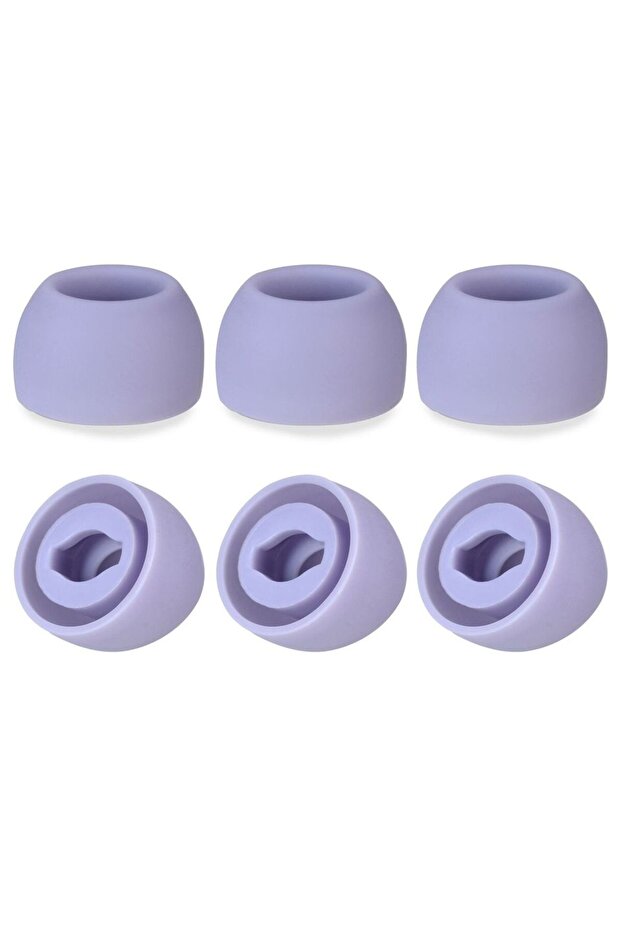 purple 6pcs Silicone Ear Tips for Buds Pro Eartips True Wireless Earbuds Tips Earplugs Ea...