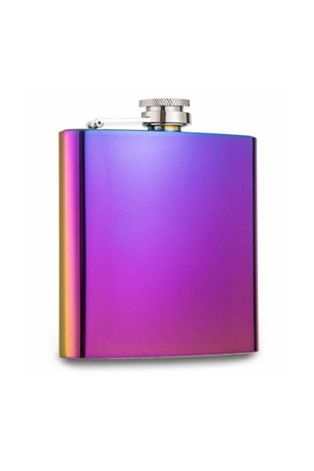 Çelik Multicolor 6 oz 180 ml İçki Matarası py49ml - 3