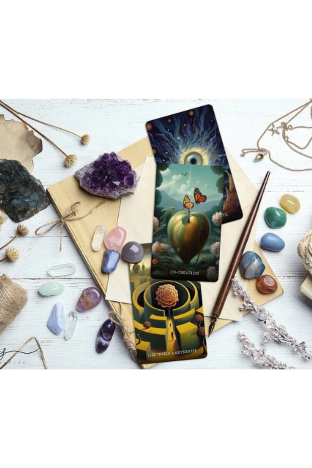 10.4x7.3cm Cosmic Dreamer Oracle: A Mesmerizing 48-card Deck That Invites You To Explore The Hidd... - 6