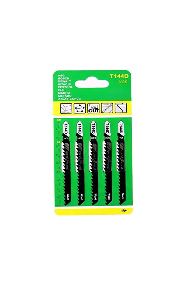 T144D 5PCs 5Pcs High Quality Curved Saw Blades for Electric Saws Extended Length for Cutting Thick W