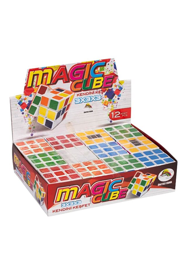 12 Adet Zeka Küpü Magic Cube - 1