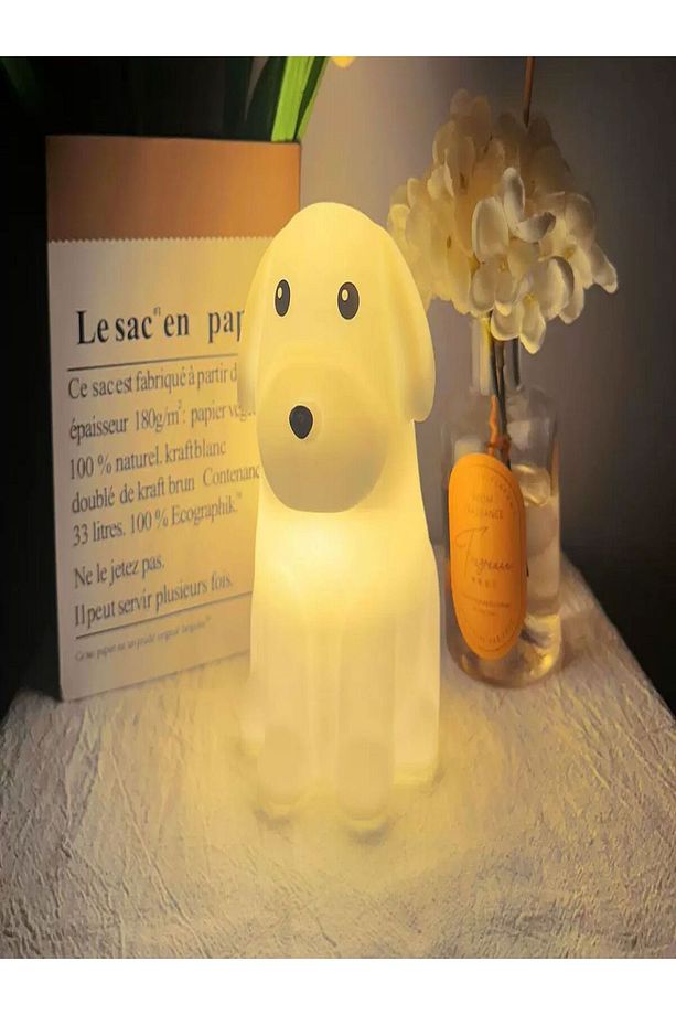 Köpek Şekilli Dokunmatik Gece Lambası - 1