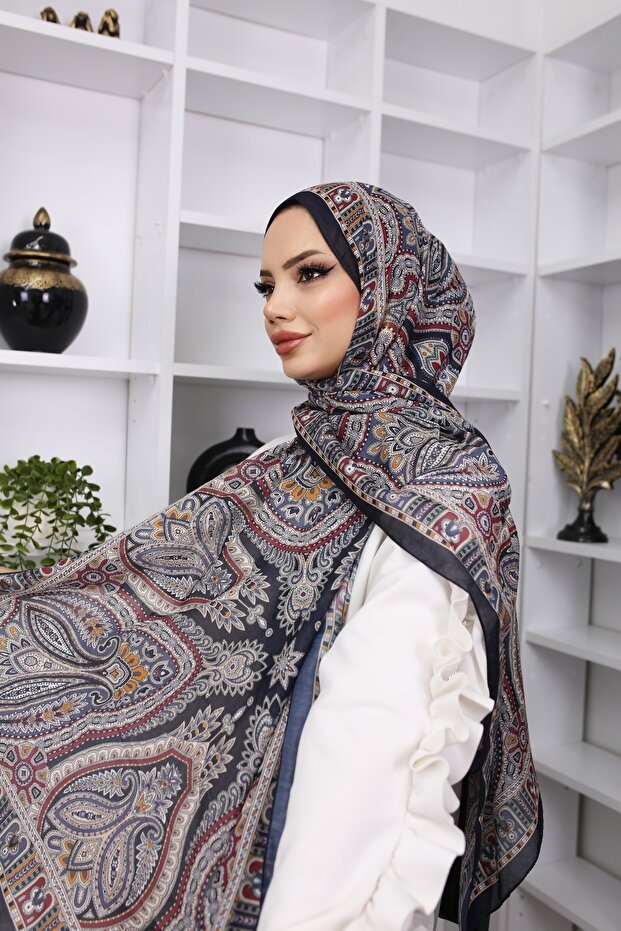 نموذج شال قطني بنمط ريترو - 3