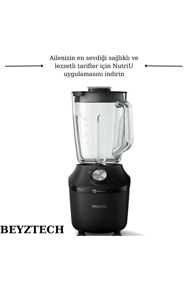 ProBlend Sistemi Titreme Önleyici Ayaklar Motor Termal Koruma Sensörü 2 Hız Ayarı + Darbe - 5
