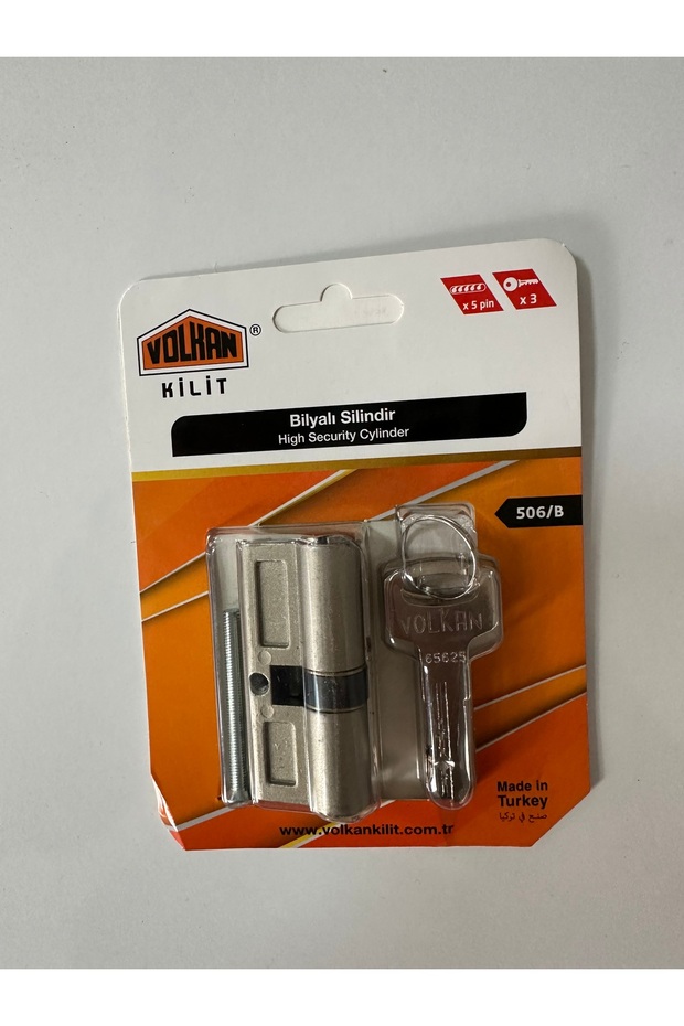 barel bilyalı silindir çelik kapı kilidi - 1