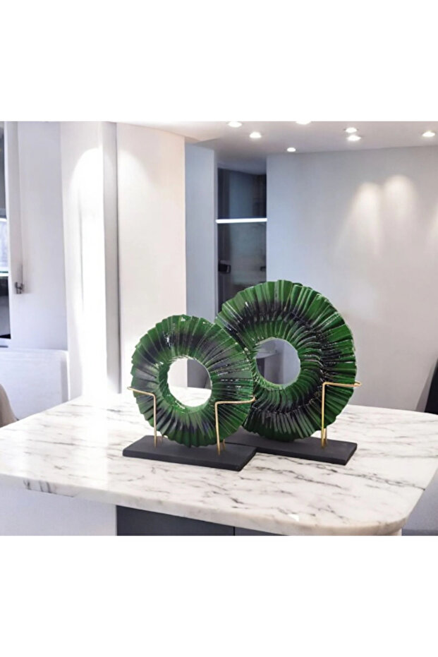 İKİLİ POLYESTER DİSK DEKOR - 1