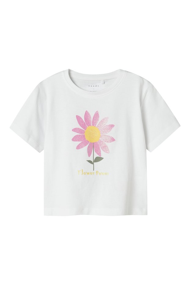Bright White T-Shirt for Women and Girl