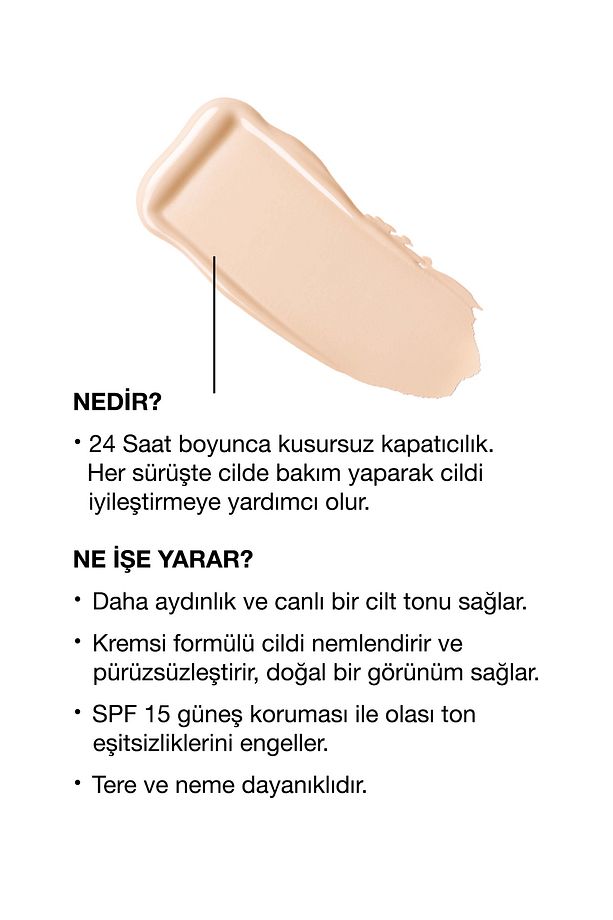 Even Better™ Doğal Bitişli Fondöten Spf 15 - Renk: Cn 08 Linen 30ml | C Vitamini - 2