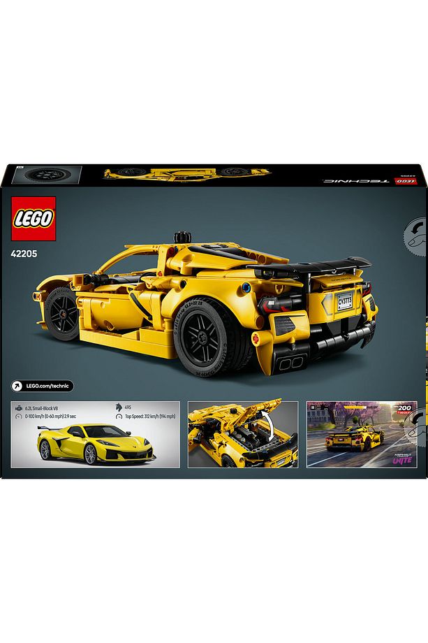 ® Technic Chevrolet Corvette Stingray 42205 - 9+ Oyuncak Model Yapım Seti (732 Parça) - 5