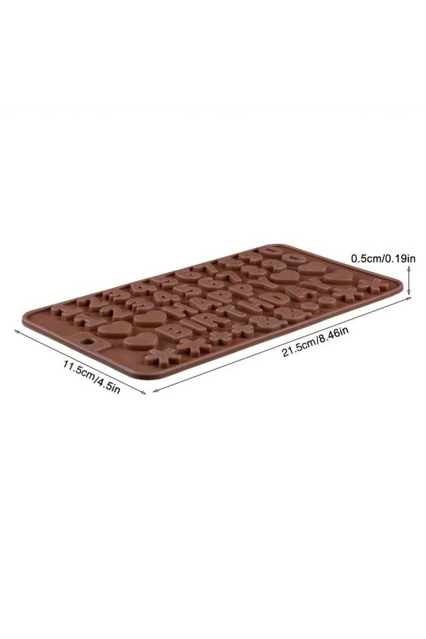 letter Food Grade Silicone High Temperature Resistant Multi-connected Diamond Love Heart Mold Cake H