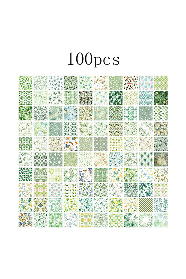 E 100pcs Vintage Paper Multi Style Deco Retro Stationery Supplies Writing Paper Junk Journal Label .